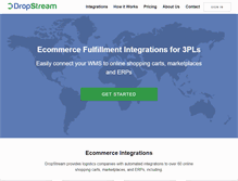 Tablet Screenshot of getdropstream.com